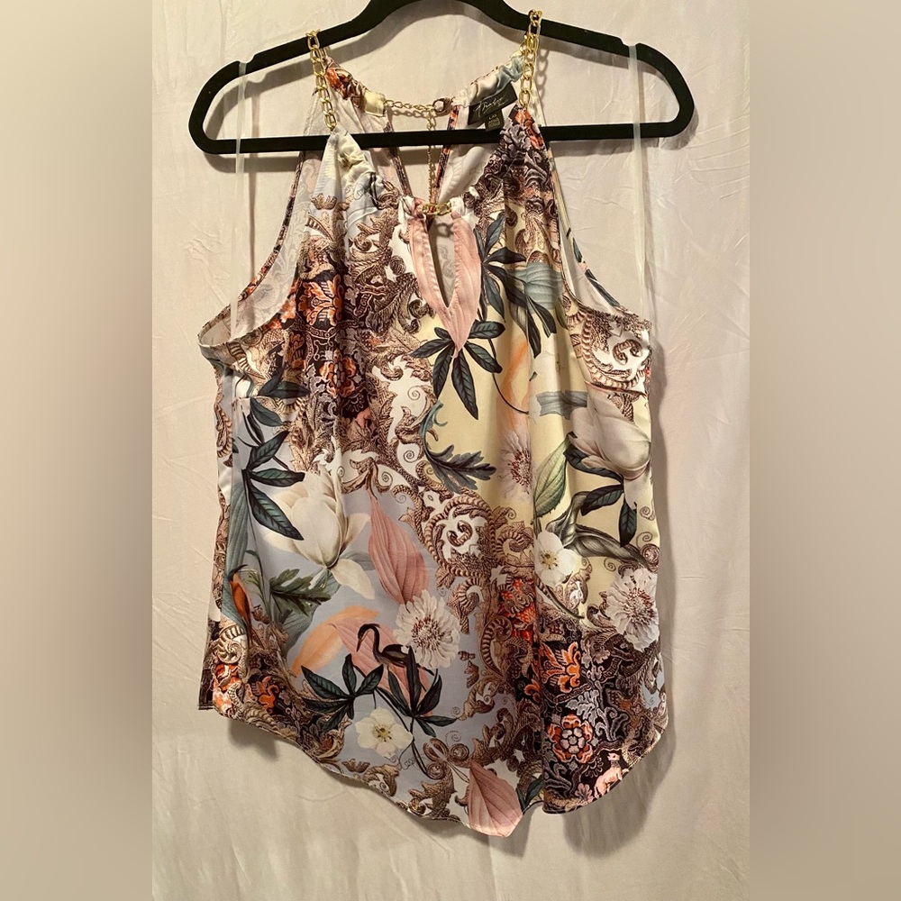 Talia Sodi Women’s Printed halter top. Size. Large. Like new
